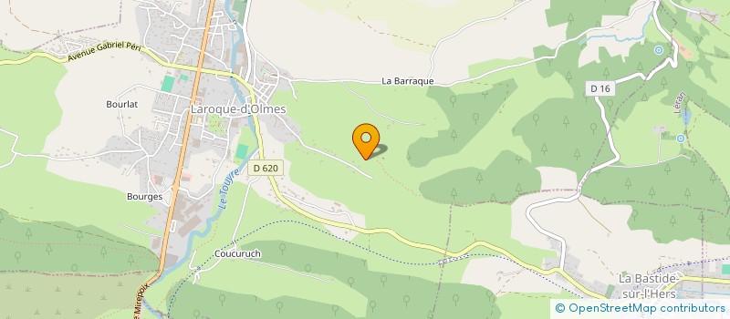 localisation de l'entreprise SCI PUBA à LAROQUE-D'OLMES