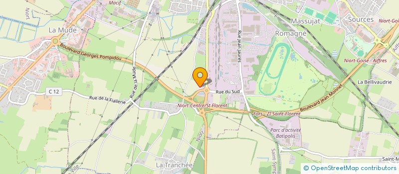 localisation de l'entreprise SCI PUBE 3  NIORT