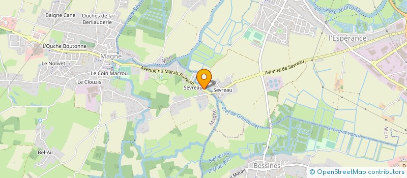 localisation de l'entreprise SCI PUBE  MAGNE