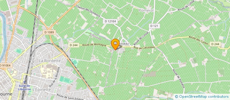 localisation de l'entreprise SCI PUBLIC GARDEN  POMEROL