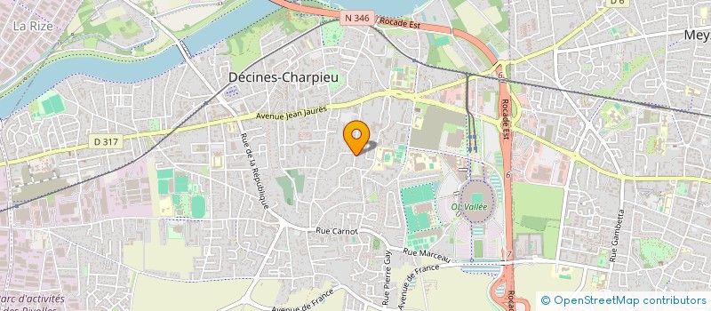 localisation de l'entreprise SCI PUCCINI  DECINES-CHARPIEU