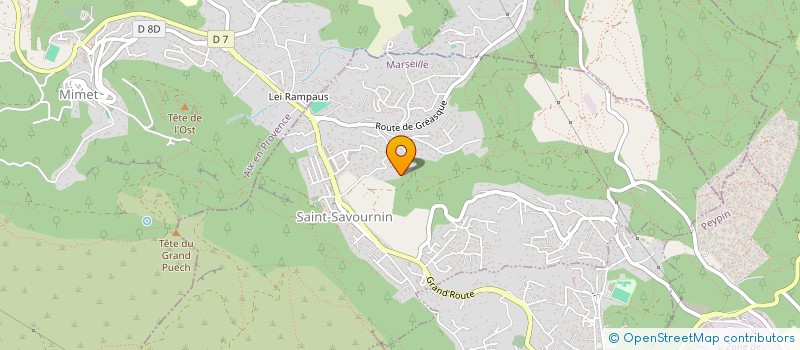 localisation de l'entreprise SCI PUCCINI  SAINT-SAVOURNIN