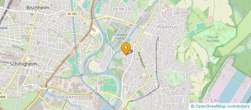 localisation de l'entreprise SCI PUCELLES 11  STRASBOURG