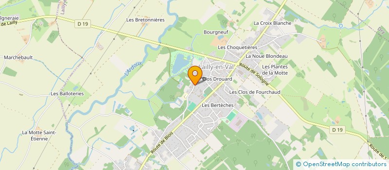 localisation de l'entreprise SCI PUCI à LAILLY-EN-VAL