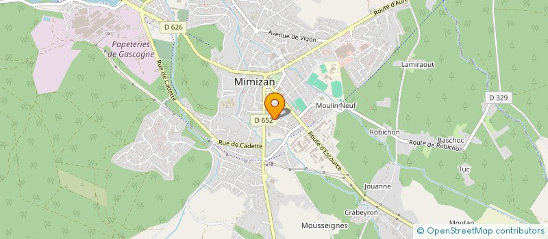 localisation de l'entreprise SCI PUCINELLA  MIMIZAN