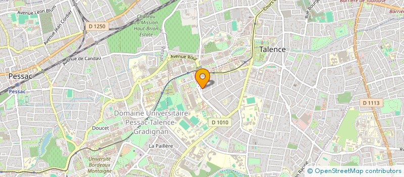 localisation de l'entreprise SCI PUEBA  TALENCE