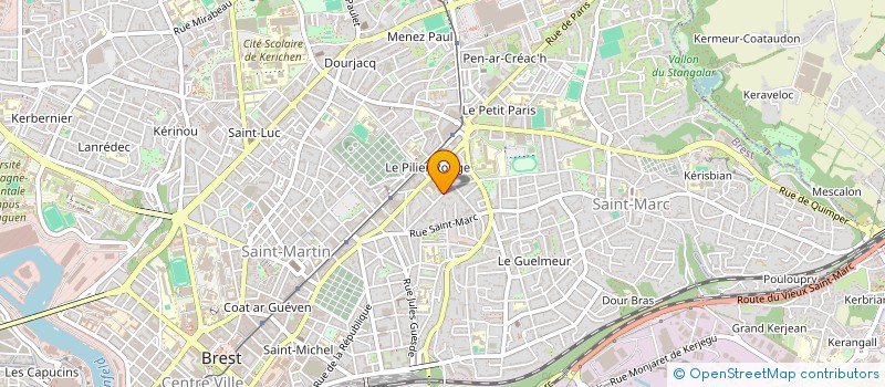 localisation de l'entreprise SCI PUEBLA à BREST