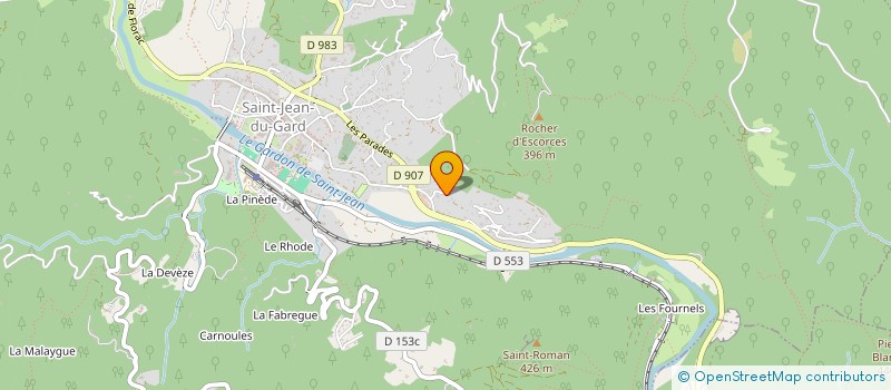 localisation de l'entreprise SCI PUECH  SAINT-JEAN-DU-GARD