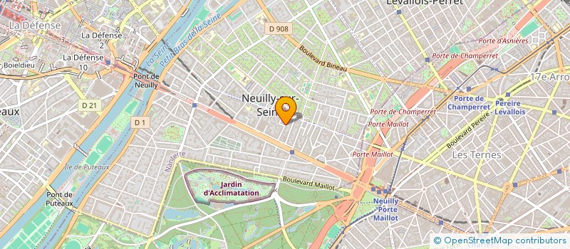 localisation de l'entreprise SCI PUECH-B à NEUILLY-SUR-SEINE