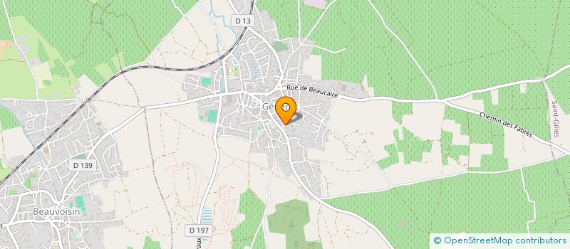 localisation de l'entreprise SCI PUECH COCON  GENERAC