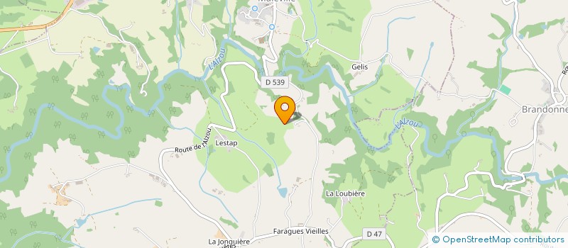 localisation de l'entreprise SCI PUECH DE BRANDONNET  BRANDONNET