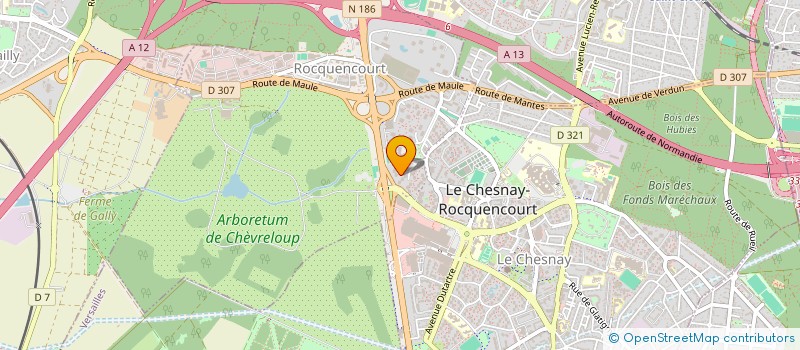 localisation de l'entreprise SCI PUECH GRIMAL  LE CHESNAY-ROCQUENCOURT