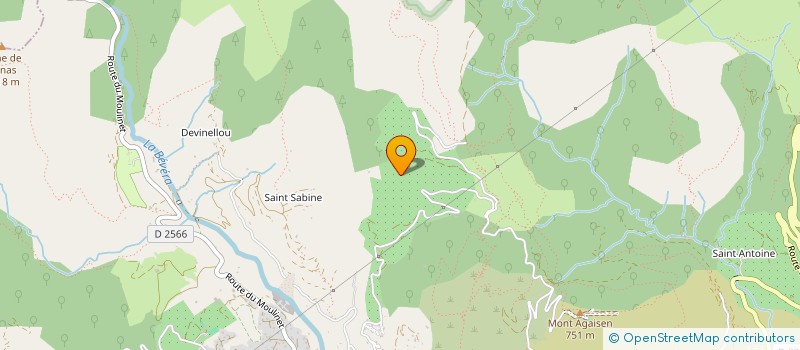 localisation de l'entreprise SCI PUECH MARCHAL  SOSPEL