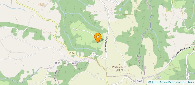 localisation de l'entreprise SCI PUECH MAUREL  CASTANET