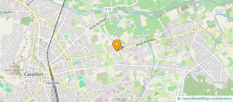 localisation de l'entreprise SCI PUECH SEBBAR  CAVAILLON