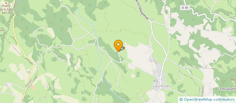 localisation de l'entreprise SCI PUECH UZAL  LAURESSES