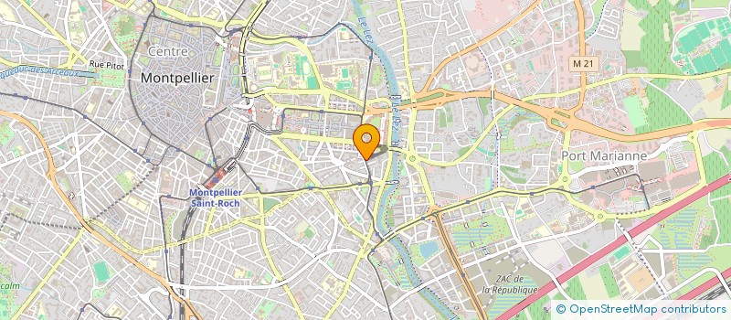 localisation de l'entreprise SCI PUECH VILLA à MONTPELLIER