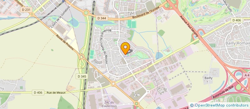 localisation de l'entreprise SCI PUFFIN  SERRIS