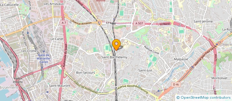 localisation de l'entreprise SCI PUGET 13 à MARSEILLE