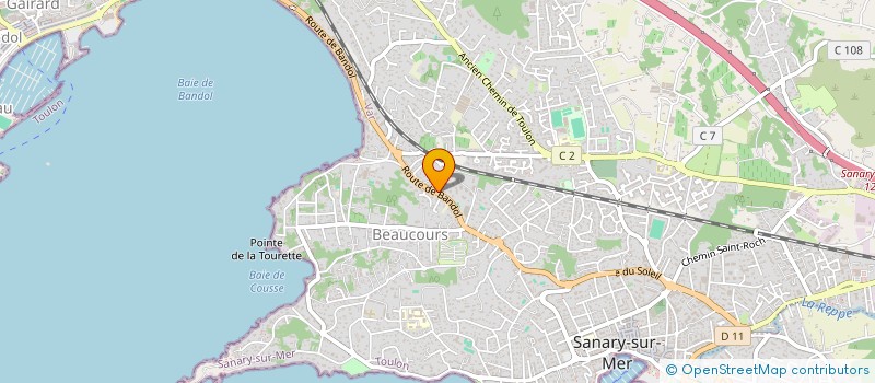 localisation de l'entreprise SCI PUGET à SANARY-SUR-MER