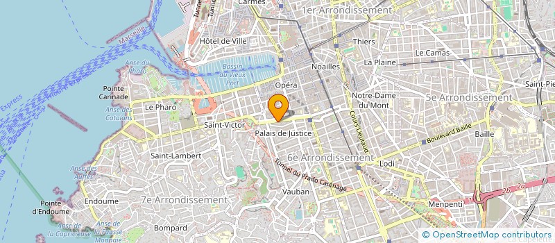 localisation de l'entreprise SCI PUGET 57 59 à MARSEILLE