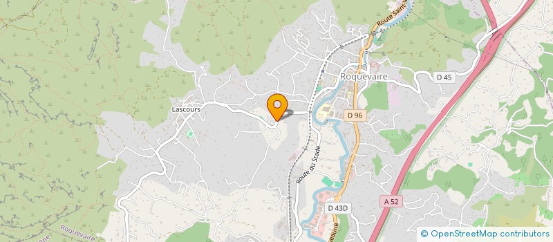 localisation de l'entreprise SCI PUGET LASCOURS  ROQUEVAIRE