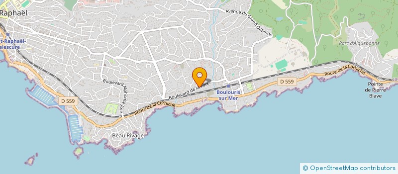 localisation de l'entreprise SCI PUGETOISE DE LOCATION à SAINT-RAPHAEL