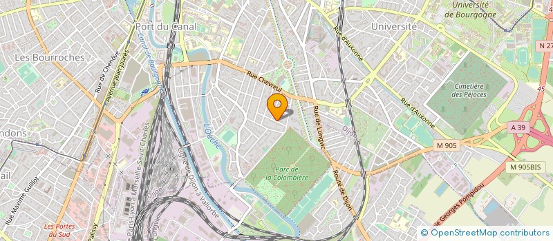 localisation de l'entreprise SCI PUISAYE INVEST à DIJON