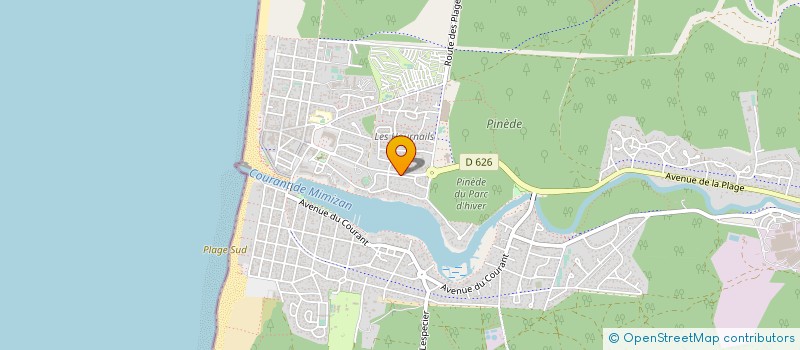 localisation de l'entreprise SCI PUISSANCE 4  MIMIZAN