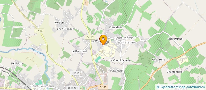 localisation de l'entreprise SCI PUITS CASTIN  SAINT-MARTIAL-DE-VITATERNE