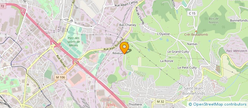 localisation de l'entreprise SCI PUITS ROZAN  SAINT-JEAN-BONNEFONDS