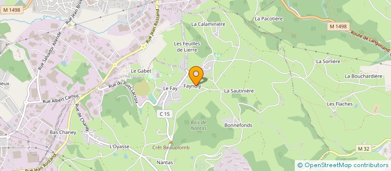 localisation de l'entreprise SCI PUITS SAINT JOSEPH  SAINT-JEAN-BONNEFONDS