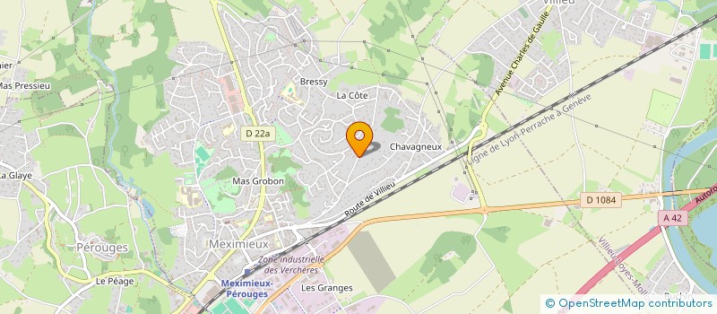 localisation de l'entreprise SCI PUITS VOLANT  MEXIMIEUX