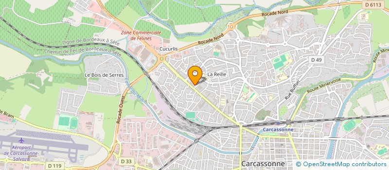 localisation de l'entreprise SCI PUIVERT à CARCASSONNE