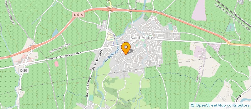 localisation de l'entreprise SCI PUJADE à SAINT-ANDRE