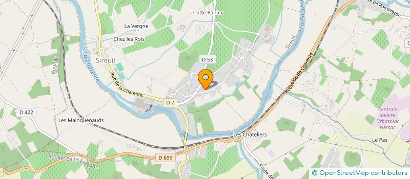localisation de l'entreprise SCI PUJAT à SIREUIL