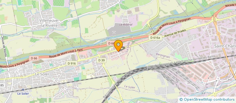 localisation de l'entreprise SCI PUJOL  LE SOLER