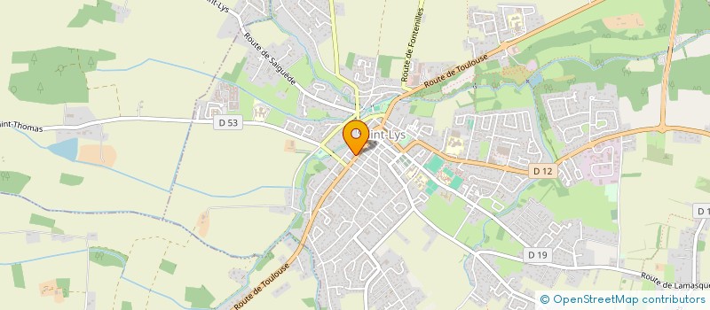 localisation de l'entreprise SCI PUJOL  SAINT-LYS