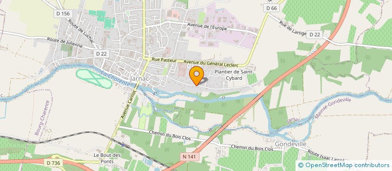 localisation de l'entreprise SCI PUJOL I à JARNAC