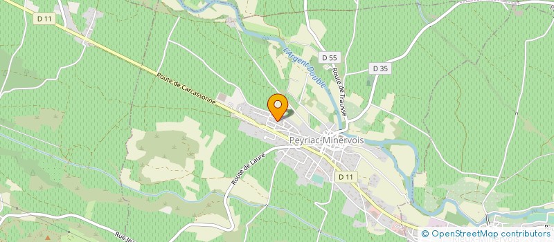 localisation de l'entreprise SCI PUJOL LE BOSC  PEYRIAC-MINERVOIS