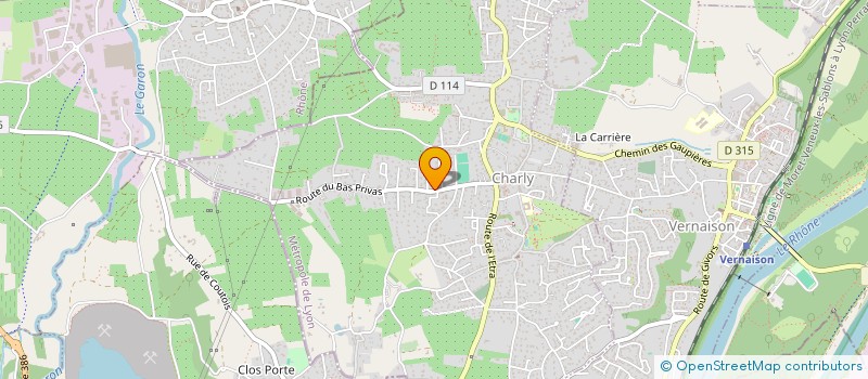 localisation de l'entreprise SCI PUJOL-REVERDY  CHARLY