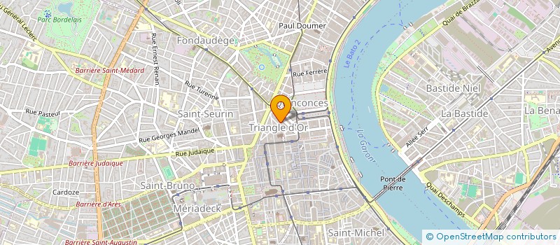 localisation de l'entreprise SCI PUJOL-SANS  BORDEAUX