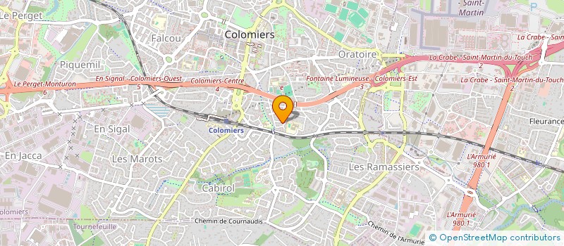 localisation de l'entreprise SCI PUJOS FILS à COLOMIERS
