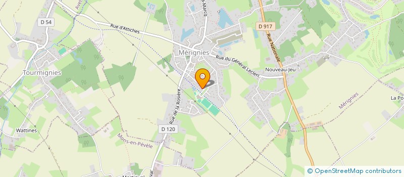localisation de l'entreprise SCI PUKALANI à MERIGNIES