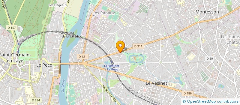 localisation de l'entreprise SCI PULGANI-MULLER DE SCHONGOR  LE VESINET