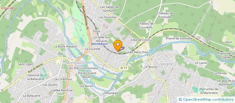 localisation de l'entreprise SCI PULSE à VEIGNE