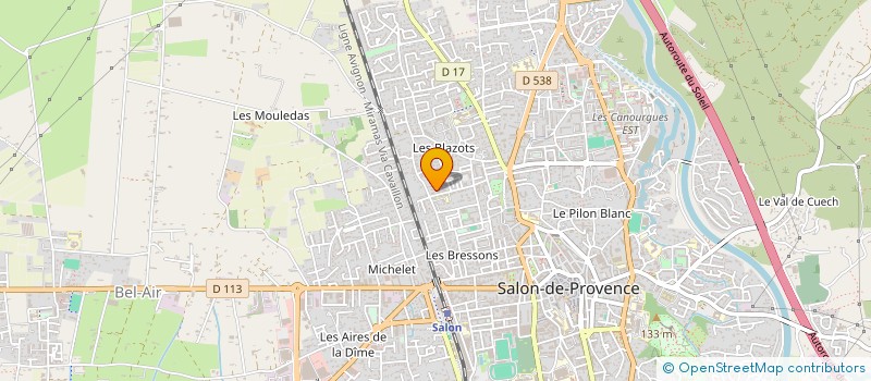 localisation de l'entreprise SCI PUMAT  SALON-DE-PROVENCE