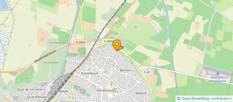 localisation de l'entreprise SCI PUMBA à NARBONNE