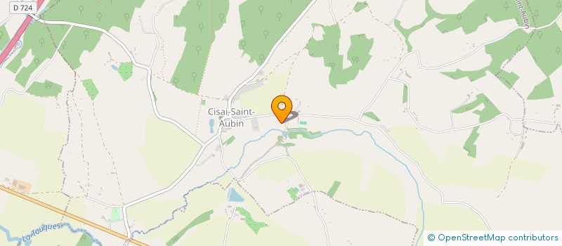 localisation de l'entreprise SCI PUMPKAL à CISAI-SAINT-AUBIN