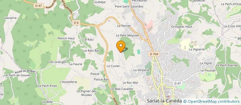 localisation de l'entreprise SCI PUNTA UVA à SARLAT-LA-CANEDA